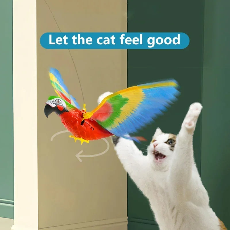 Simülasyon kuş interaktif kedi oyuncaklar
